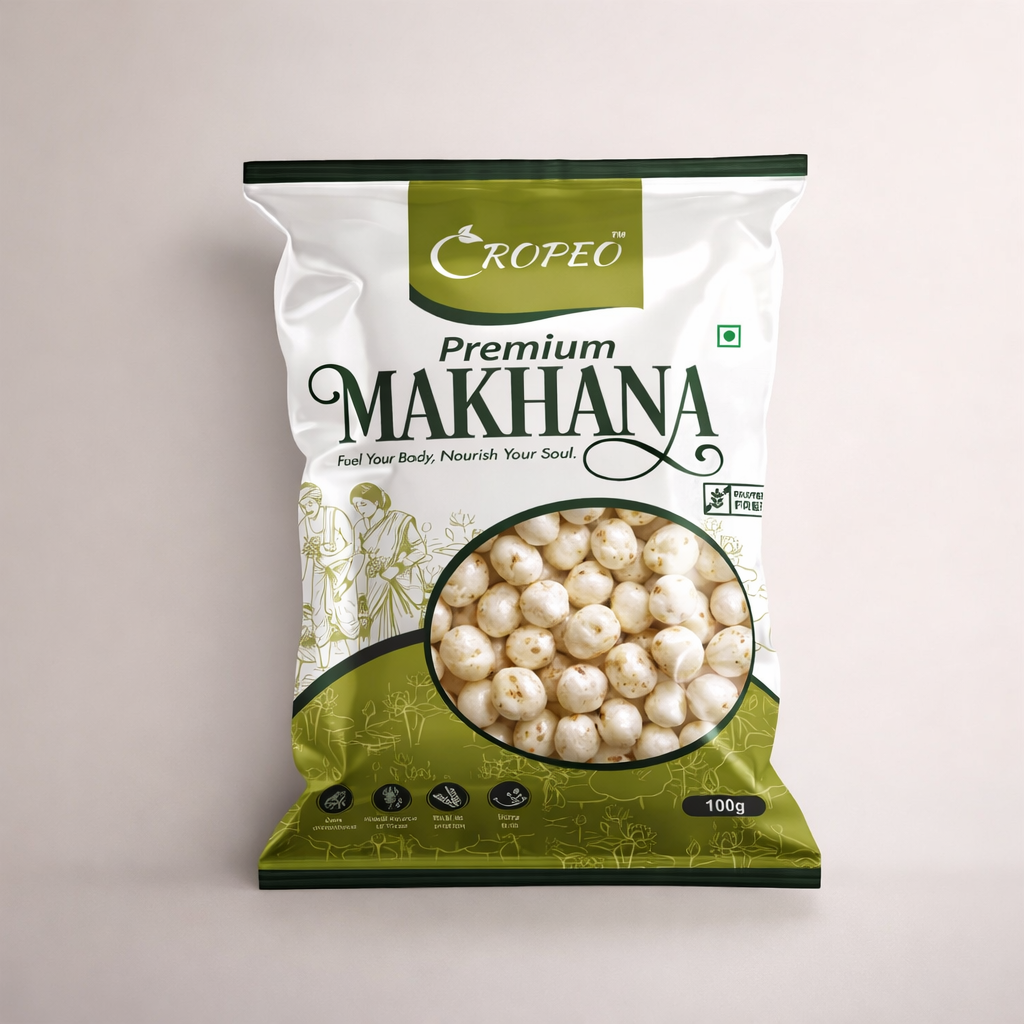 Premium Plain Makhana (Fox Nuts) | Healthy Protein Rich Snack