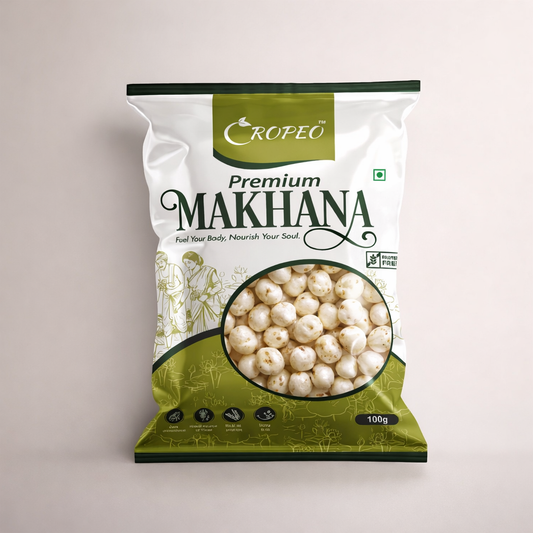 Premium Plain Makhana (Fox Nuts) | Healthy Protein Rich Snack