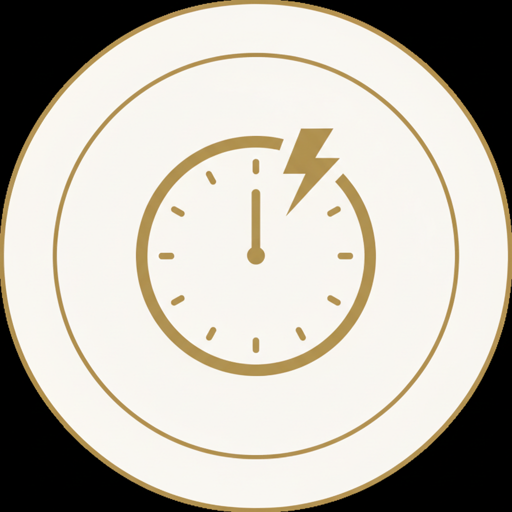 Ready in Minutes Icon